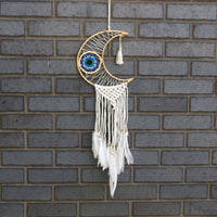 Evil Eye Crescent Moon Dreamcatcher (35x40cm)