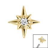 8 Point North Star Jewelled Top