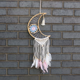 Evil Eye Crescent Moon Dreamcatcher (35x40cm)