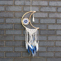 Evil Eye Crescent Moon Dreamcatcher (35x40cm)