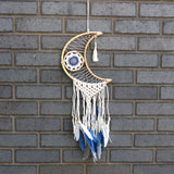 Evil Eye Crescent Moon Dreamcatcher (35x40cm)