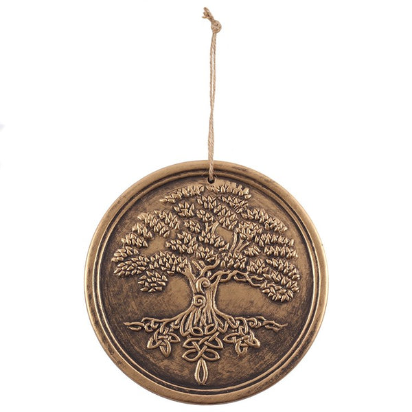 'TREE OF LIFE' Bronze Terracotta Plaque - 20CM