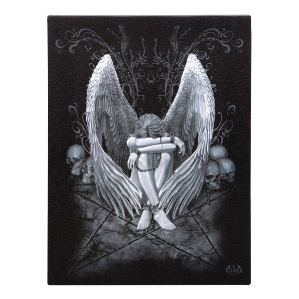 19X25cm 'ENSLAVED ANGEL' Canvas
