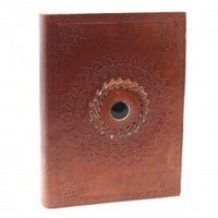 Leather Journal - Gemstone Design