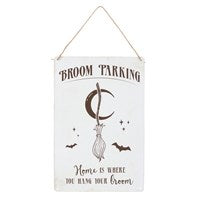 'Broom Parking Only' Sign