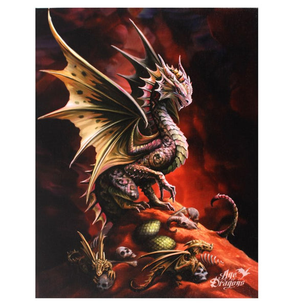 19X25cm 'DESERT DRAGON' Canvas