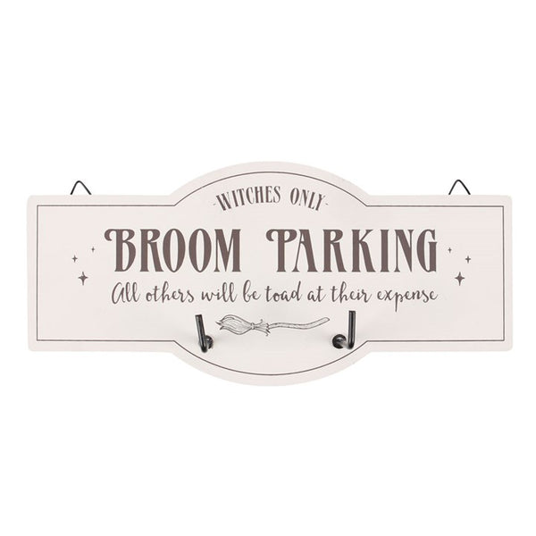 'Broom Parking Only' Key Holder