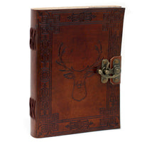 Leather Journal - ''Stag Head'