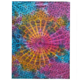 Colourful Round Mandala Tapestry - Small