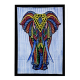 Colourful Elephant & Mandala Tapestry - Small