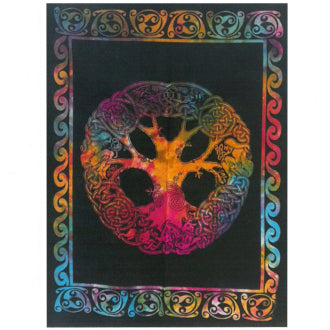 Sacred Tree with Adam & Eve Tapestry - Small