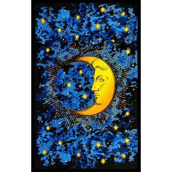 Night Moon Tapestry - Large