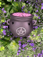 Pentagram Cauldron Incense Cone Burner