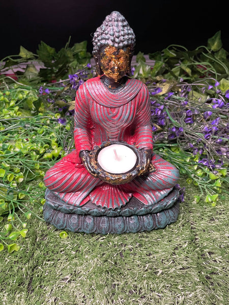 Buddha Devotee Candle Holder