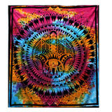 Colourful Hand of Hamsa Hand Tapestry