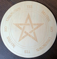 Pentagram Divination Board 10"