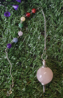 Rose Quartz Sphere Pendulum