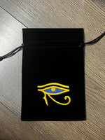 Luxurious Velvet Card/Crystal Bag with Motif