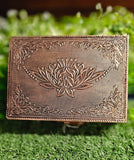 Lotus Flower Copper Plated Box