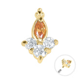 Marquise Jewelled Trinity Top