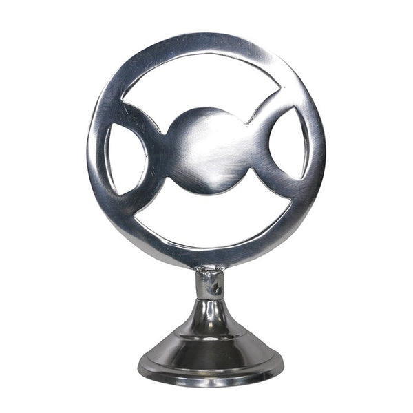 Silver Metal Triple Moon Ornament