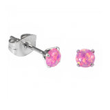 Surgical Steel Opal Studs