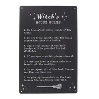 Witches House Rules Sign