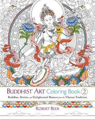 Buddhist Art Colouring Book II