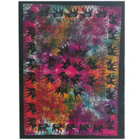 Colourful Elephant Mandala Tapestry - Small