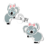 Sterling Silver Koala Bear Earring Stud