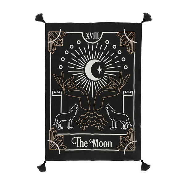 Moon Tarot Card Wall Tapestry - Small