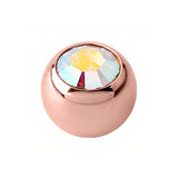 Rose Gold Jewelled Ball