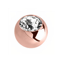 Rose Gold Jewelled Ball