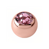 Rose Gold Jewelled Ball