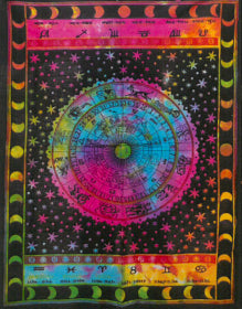 Colourful Zodiac Tapestry - Small